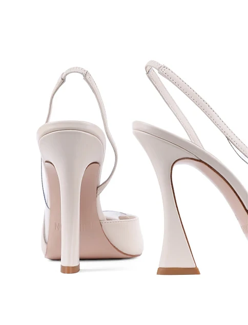 Женские туфли MIRATON кожаные рисового цвета - фото 2 - Miraton