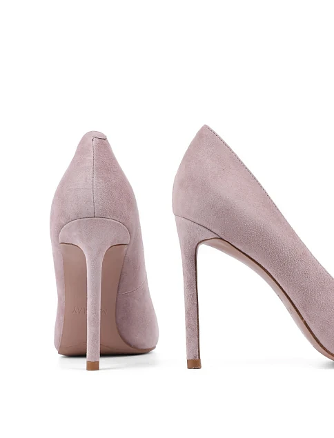 Женские туфли лодочки Mia May замшевые розовые - фото 2 - Miraton