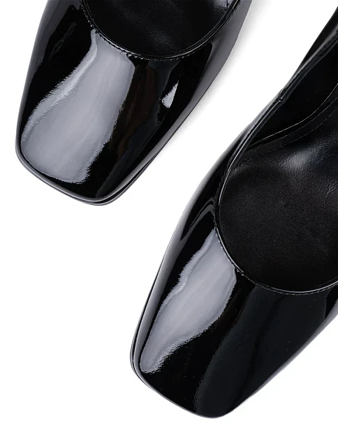 Женские туфли MIRATON лаковые черные - фото 5 - Miraton