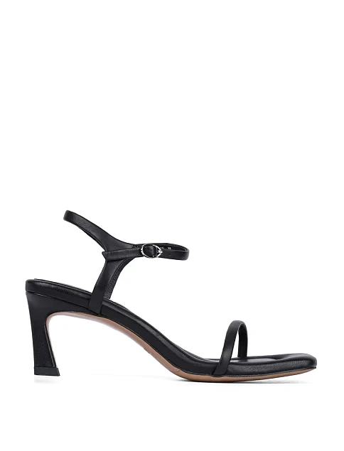 Женские босоножки MIRATON кожаные черные - фото 1 - Miraton