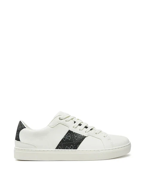 Мужские кеды Guess из экокожи белые - фото 1 - Miraton