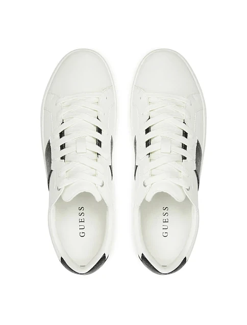 Мужские кеды Guess из экокожи белые - фото 5 - Miraton