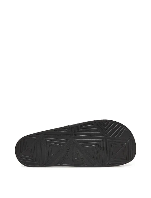 Мужские шлепанцы Guess резиновые черные - фото 5 - Miraton