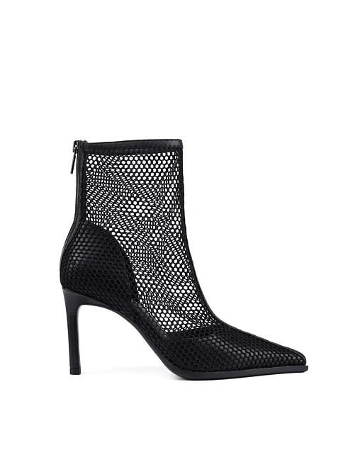 Женские ботинки MIRATON кожаные черные - фото 1 - Miraton