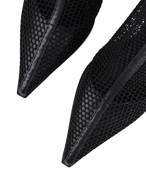 Женские ботинки MIRATON кожаные черные - фото 5 - Miraton