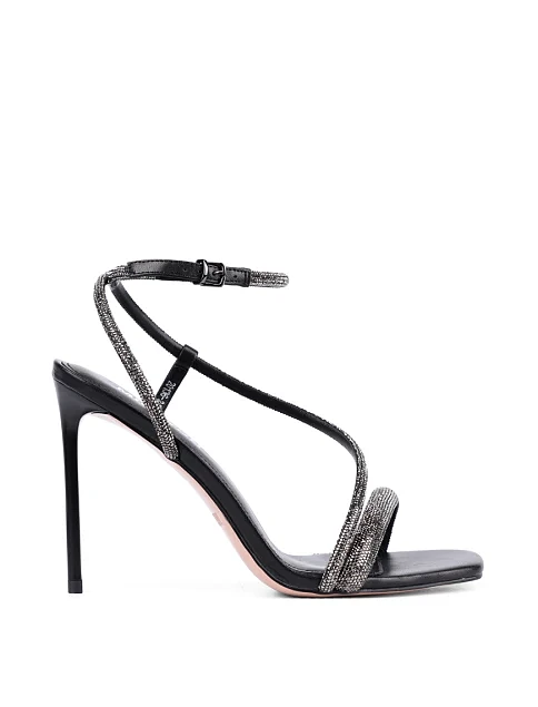 Женские босоножки MIRATON кожаные черные - фото 1 - Miraton