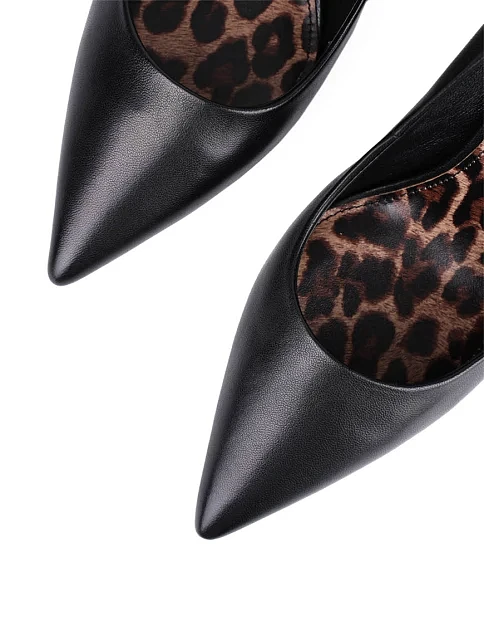 Жіночі туфлі Мері Джейн MIRATON шкіряні чорні - фото 5 - Miraton