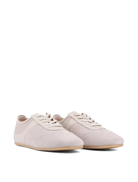 Женские кроссовки MIRATON велюровые рисовые - фото 3 - Miraton