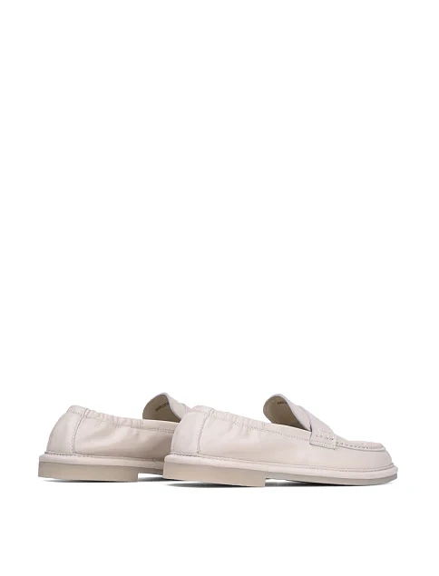 Жіночі сліпери MIRATON шкіряні рисового кольору - фото 4 - Miraton