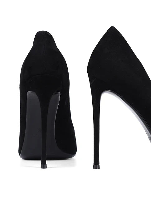 Женские туфли Mia May велюровые черные - фото 2 - Miraton