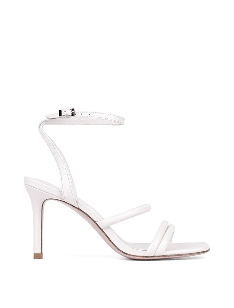 Жіночі босоніжки Attizzare шкіряні білі - фото 1 - Miraton