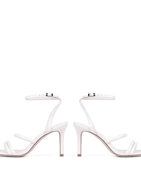 Жіночі босоніжки Attizzare шкіряні білі - фото 2 - Miraton