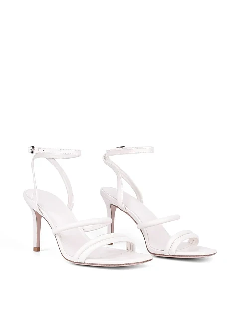 Жіночі босоніжки Attizzare шкіряні білі - фото 3 - Miraton