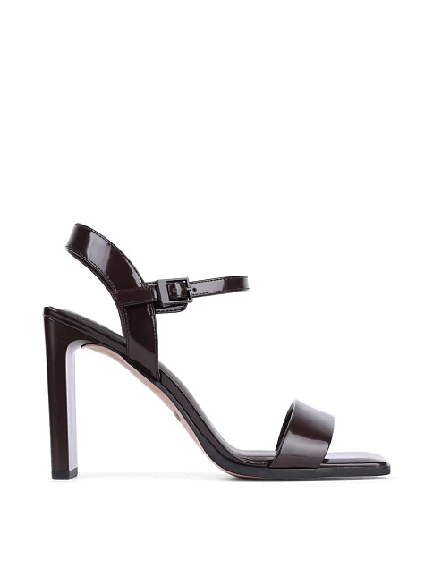 Женские босоножки MIRATON кожаные коричневые - фото 1 - Miraton