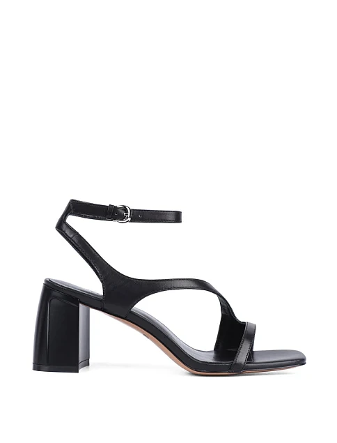 Женские босоножки Attizzare кожаные черные - фото 2 - Miraton