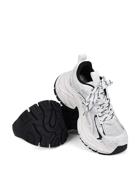 Женские кроссовки MIRATON из искусственной кожи белые - фото 2 - Miraton