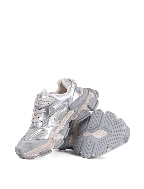 Жіночі кросівки MIRATON шкіряні сірі - фото 2 - Miraton