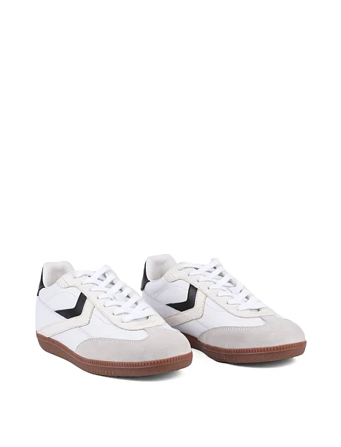 Женские кеды MIRATON кожаные белые - фото 3 - Miraton