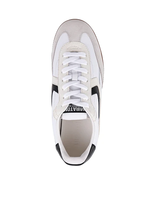 Женские кеды MIRATON кожаные белые - фото 5 - Miraton