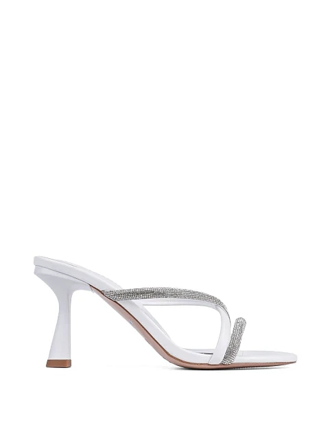 Женские сабо MIRATON кожаные белые - фото 1 - Miraton