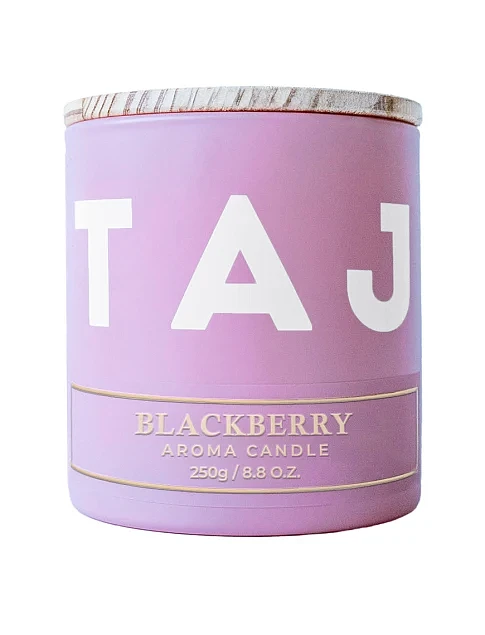 Аромасвеча Taj Max "Blackberry" pink, 250 г - фото 1 - Miraton