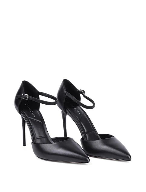 Женские туфли Mia May кожаные черные - фото 3 - Miraton