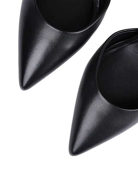 Женские туфли Mia May кожаные черные - фото 5 - Miraton