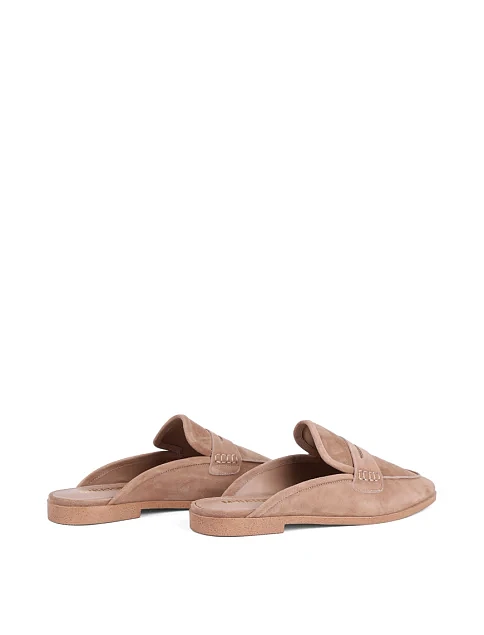 Жіночі сліпери MIRATON велюрові бежеві - фото 4 - Miraton