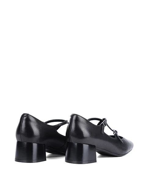 Женские туфли Attizzare кожаные черные - фото 4 - Miraton