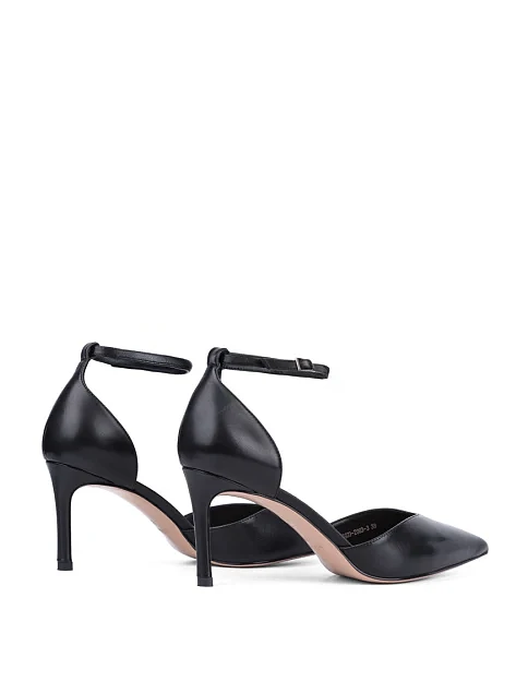 Женские туфли MiaMay кожаные черные - фото 4 - Miraton