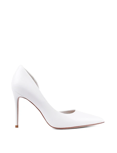 Женские туфли Mia May кожаные белые - фото 1 - Miraton