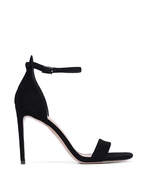 Женские босоножки Mia May велюровые черные - фото 1 - Miraton