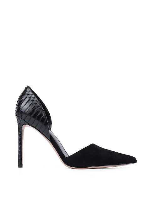 Женские туфли Mia May кожаные черные - фото 1 - Miraton