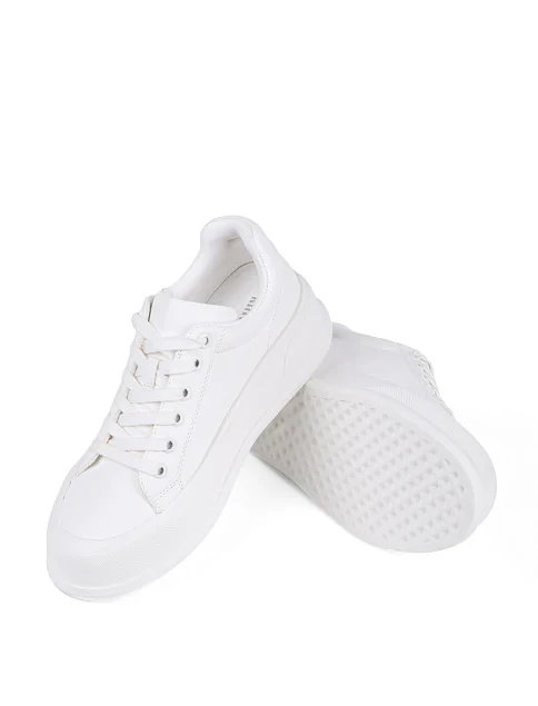 Жіночі кеди MIRATON шкіряні білі - фото 2 - Miraton