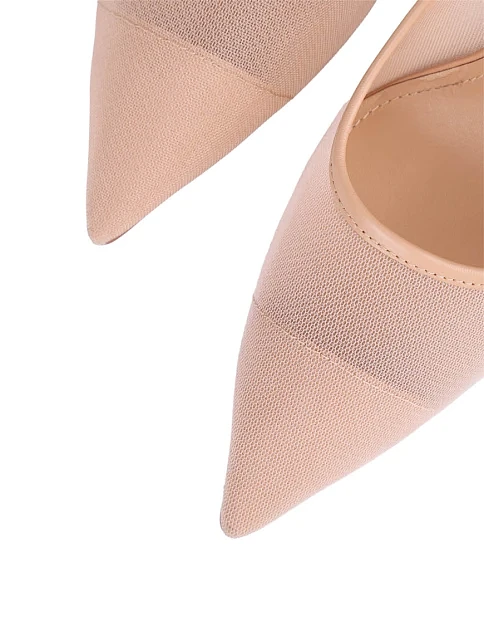 Женские туфли Mia May кожаные бежевые - фото 5 - Miraton