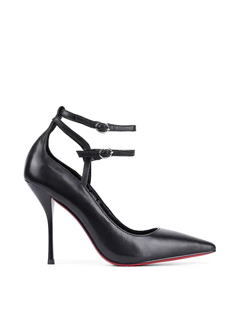 Женские туфли Mia May кожаные черные - фото 1 - Miraton