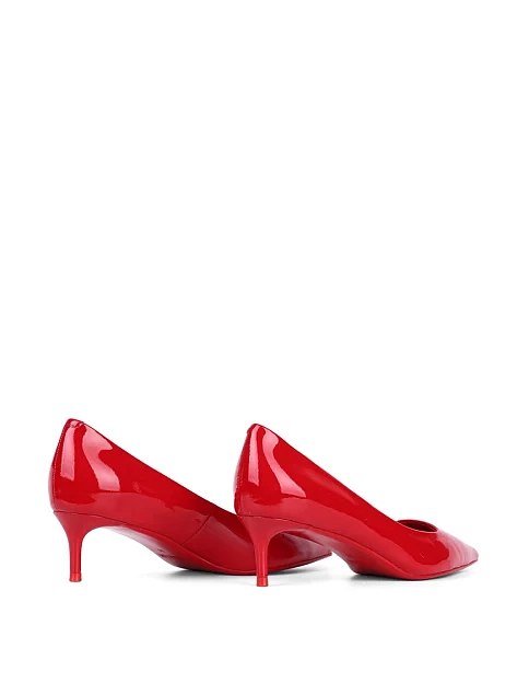 Женские туфли MIRATON лаковые красные - фото 4 - Miraton