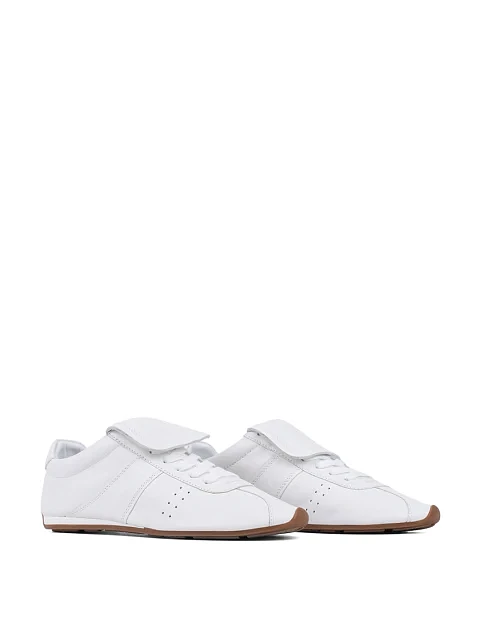 Жіночі кросівки MIRATON шкіряні білі - фото 4 - Miraton