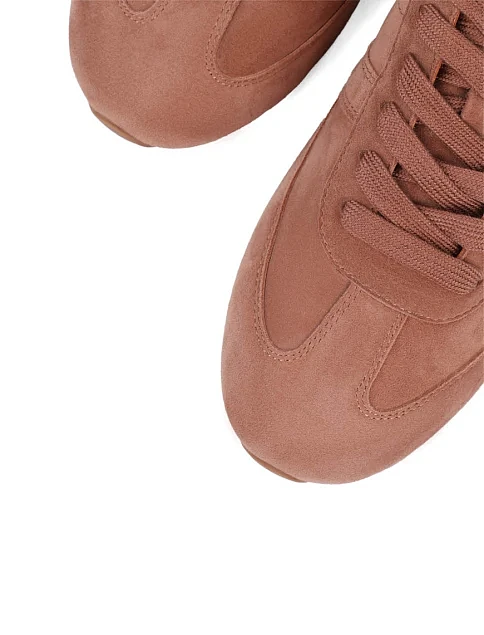 Жіночі кросівки MIRATON коричневі велюрові - фото 5 - Miraton