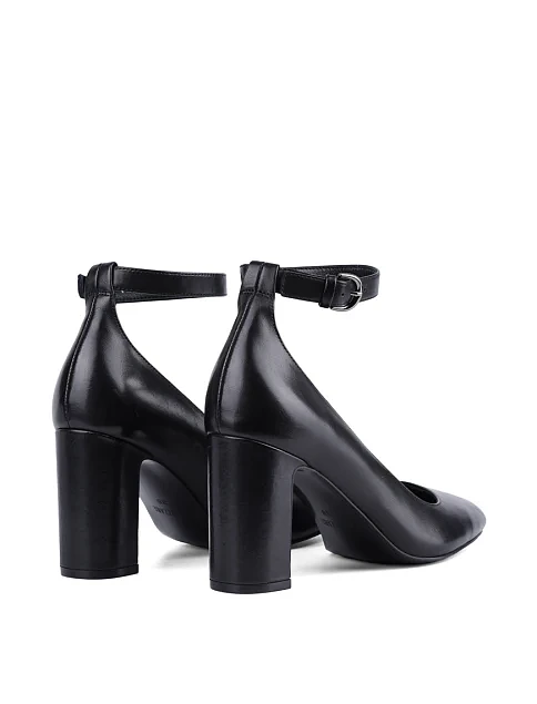 Женские туфли Attizzare кожаные черные - фото 4 - Miraton