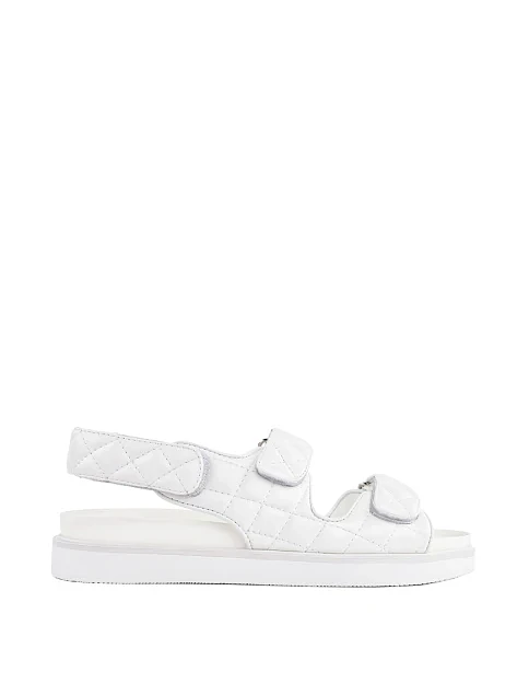 Женские сандалии Attizzare кожаные белые - фото 1 - Miraton