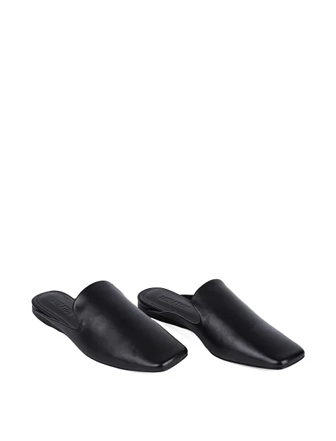 Жіночі сліпери MIRATON шкіряні чорні - фото 3 - Miraton