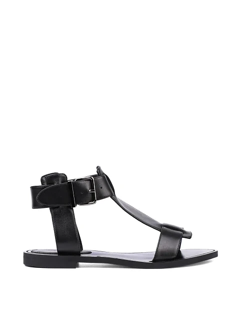 Жіночі сандалі MIRATON шкіряні чорні - фото 1 - Miraton