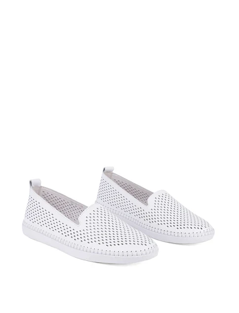 Жіночі сліпери Attizzare шкіряні білі - фото 2 - Miraton