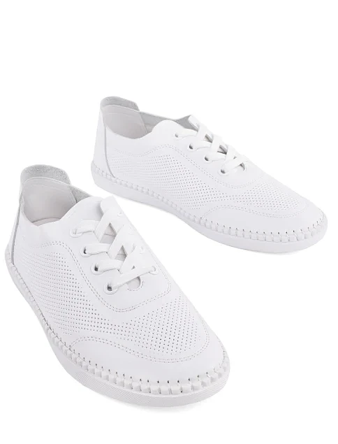 Жіночі кеди Attizzare шкіряні білі - фото 5 - Miraton