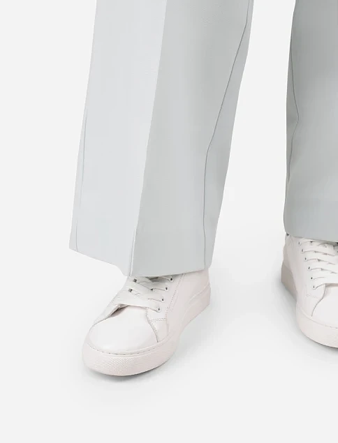 Женские кеды MIRATON кожаные белые - фото 1 - Miraton