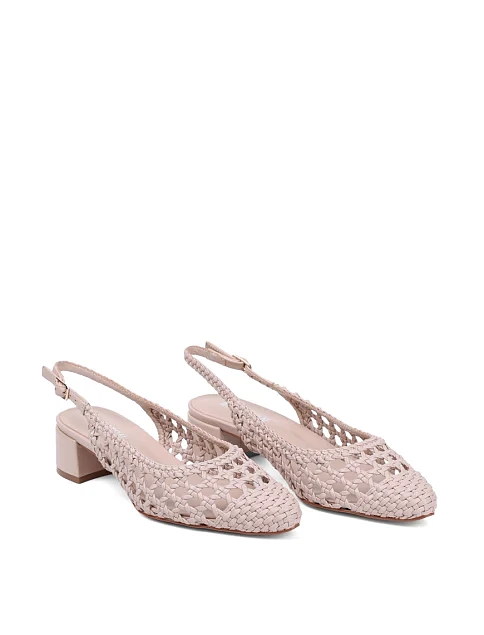 Жіночі туфлі MIRATON шкіряні бежеві - фото 3 - Miraton