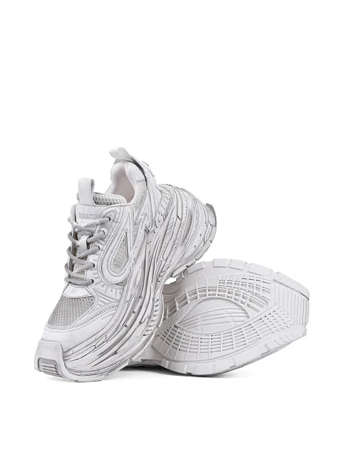 Жіночі кросівки MIRATON шкіряні білі - фото 2 - Miraton