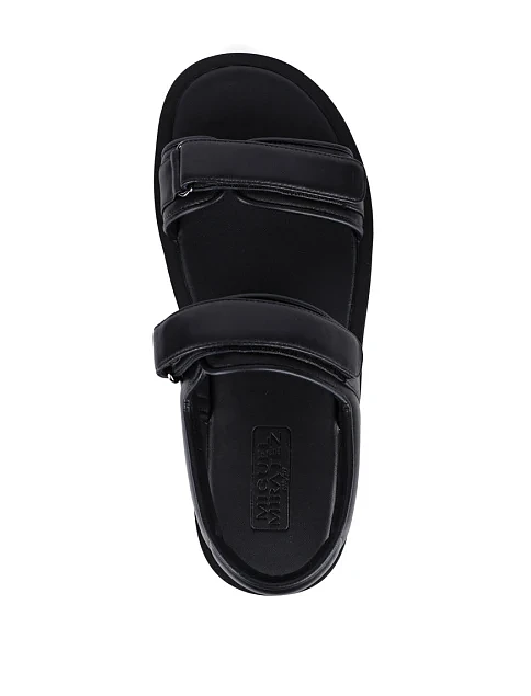 Чоловічі сандалі Miguel Miratez шкіряні чорні - фото 5 - Miraton