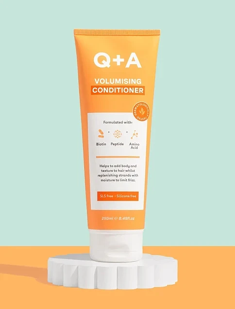 Кондиционер для создания объема волос Q+A Volumising Conditioner, 250ml - фото 2 - Miraton